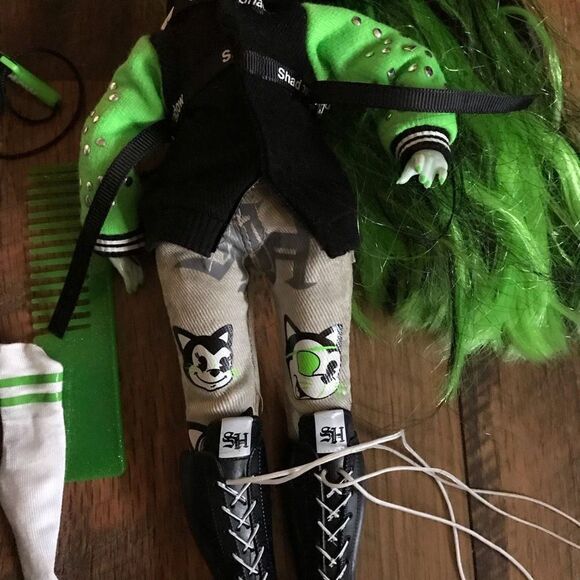 Rainbow Vision Shadow High Neon HARLEY LIMESTONE Doll Green Fashion Accessories - Picture 4 of 7